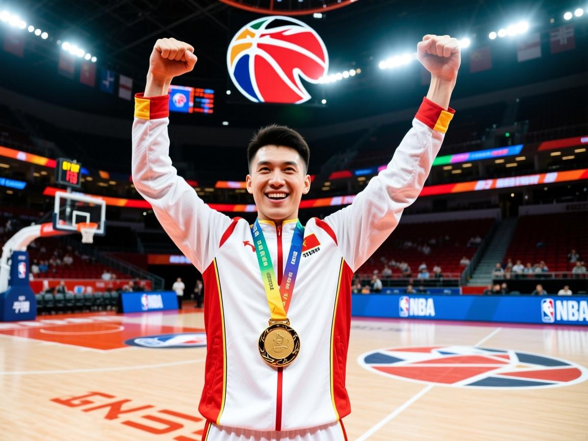 夺得奖牌，为国争光，豪气冲天