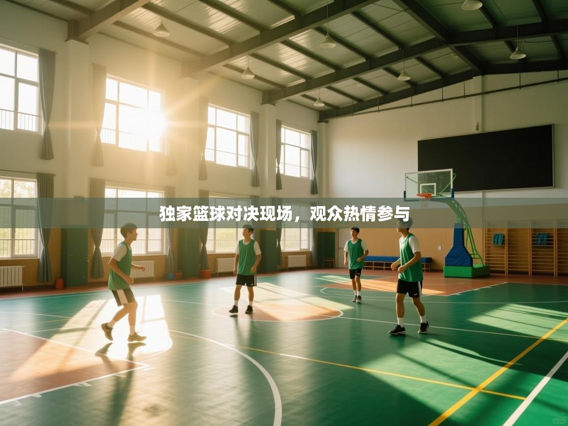 独家篮球对决现场，观众热情参与